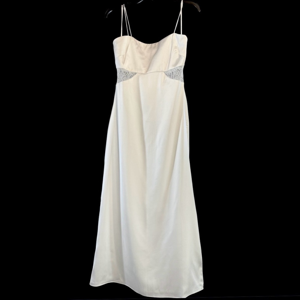 Sachin &. Babi Anthropologie Jane Lace Cutout Midi Dress In Ivory Bridal NWT